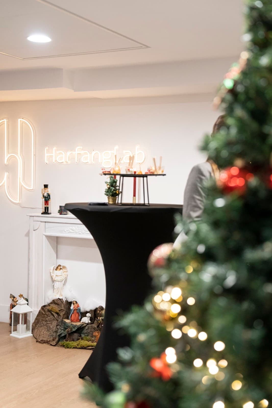Ambiance d'une soirée de fin d'année d'entreprise